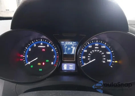 2013 Hyundai Veloster Turbo W/Blue from USA, damaged, VIN KMHTC6AE4DU108469